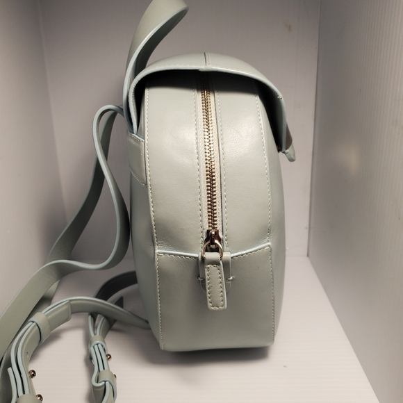 Sergio Rossi Backpack - Sky Blue - Bag with Metal accent - Picture 4 of 6